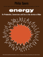 Energy: Its Production, Conversion and Use in the Service of Man