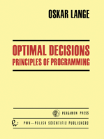Optimal Decisions: Principles of Programming
