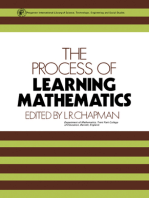 The Process of Learning Mathematics: Pergamon International Library of Science, Technology, Engineering and Social Studies