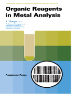 Organic Reagents in Metal Analysis: International Series of Monographs in Analytical Chemistry