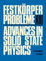 Festkörper Probleme: Plenary Lectures of the Divisions Semiconductor Physics, Surface Physics, Low Temperature Physics, High Polymers, Thermodynamics and Statistical Mechanics, of the German Physical Society, Münster, March 19–24, 1973