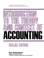 Introduction to the Theory and Context of Accounting: New Dollar Edition
