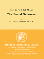 How to Find Out About the Social Sciences: Library and Technical Information