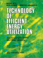 Technology of Efficient Energy Utilization: The Report of a NATO Science Committee Conference Held at Les Arcs, France, 8th – 12th October, 1973