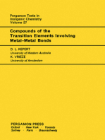 Compounds of the Transition Elements Involving Metal-Metal Bonds: Pergamon Texts in Inorganic Chemistry, Volume 27