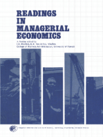 Readings in Managerial Economics: Pergamon International Library of Science, Technology, Engineering and Social Studies
