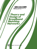 Theory and Design of Broadband Matching Networks: Applied Electricity and Electronics