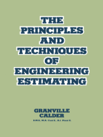 The Principles and Techniques of Engineering Estimating