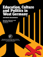 Education, Culture, and Politics in West Germany: Society, Schools, and Progress Series
