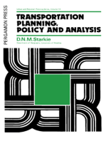 Transportation Planning, Policy and Analysis: Urban and Regional Planning Series