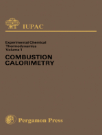 Combustion Calorimetry: Experimental Chemical Thermodynamics