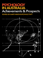 Psychology in Australia: Achievements & Prospects