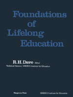 Foundations of Lifelong Education: Studies in Lifelong Education