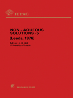 Non-Aqueous Solutions – 5: Plenary and Section Lectures Presented at the Fifth International Conference on Non-Aqueous Solutions, Leeds, England, 5-9 July 1976