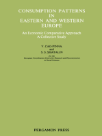 Consumption Patterns in Eastern and Western Europe: An Economic Comparative Approach: A Collective Study