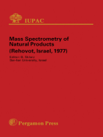 Mass Spectrometry of Natural Products: Plenary Lectures Presented at the International Mass Spectrometry Symposium on Natural Products, Rehovot, Israel, 28 August - 2 September 1977