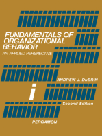 Fundamentals of Organizational Behavior: An Applied Perspective