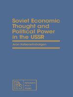 Soviet Economic Thought and Political Power in the USSR: Pergamon Policy Studies on The Soviet Union and Eastern Europe