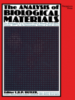 The Analysis of Biological Materials: The Proceedings of a Conference Held in Pretoria, South Africa, October 1977, by the Spectroscopic Society of South Africa