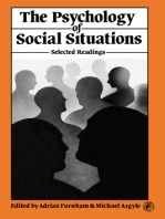 The Psychology of Social Situations: Selected Readings