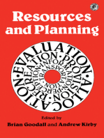 Resources and Planning: Pergamon Oxford Geographies
