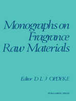 Monographs on Fragrance Raw Materials: A Collection of Monographs Originally Appearing in Food and Cosmetics Toxicology