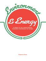 Environment and Energy: Environmental Aspects of Energy Production and Use with Particular Reference to New Technologies a Report of the United Nations Economic Commission for Europe
