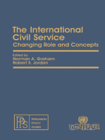 The International Civil Service: Changing Role and Concepts
