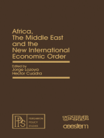 Africa, the Middle East and the New International Economic Order: Pergamon Policy Studies on The New International Economic Order