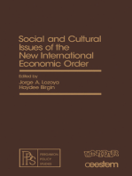 Social and Cultural Issues of the New International Economic Order: Pergamon Policy Studies on The New International Economic Order