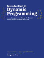 Introduction to Dynamic Programming: International Series in Modern Applied Mathematics and Computer Science, Volume 1