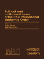 Political and Institutional Issues of the New International Economic Order: Pergamon Policy Studies on The New International Economic Order