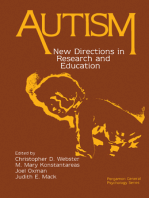 Autism: New Directions in Research and Education