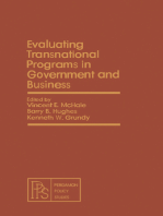 Evaluating Transnational Programs in Government and Business: Pergamon Policy Studies on Socio-Economic Development