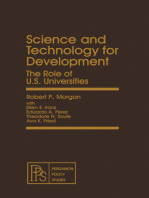 Science and Technology for Development: The Role of U.S. Universities