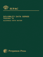Alcohols with Water: Solubility Data Series