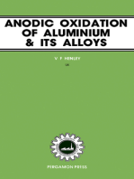 Anodic Oxidation of Aluminium and Its Alloys: The Pergamon Materials Engineering Practice Series