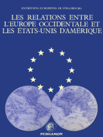 Les Relations entre l'Europe occidentale et les États-Unis d' Amérique: Université des Sciences Juridiques, Politiques, Sociales et de Technologie de Strasbourg sous le Haut Patronage du Conseil de l'Europe