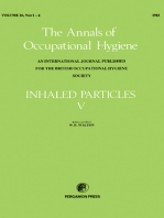 Inhaled Particles V: Proceedings of an International Symposium Organized by the British Occupational Hygiene Society, Cardiff, 8-12 September 1980