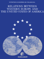 Relations between Western Europe and the United States of America: Strasbourg University of Law, Political and Social Sciences and Technology, Under the Auspices of the Secretary General of the Council of Europe