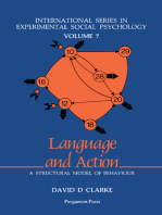 Language and Action: A Structural Model of Behaviour
