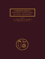 Computational Methods in Nonlinear Structural and Solid Mechanics: Papers Presented at the Symposium on Computational Methods in Nonlinear Structural and Solid Mechanics