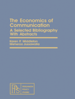 The Economics of Communication: A Selected Bibliography with Abstracts