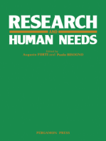 Research and Human Needs