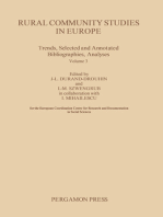Rural Community Studies in Europe: Trends, Selected and Annotated Bibliographies, Analyses