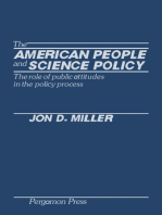 The American People and Science Policy: The Role of Public Attitudes in the Policy Process