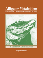 Alligator Metabolism Studies on Chemical Reactions in Vivo