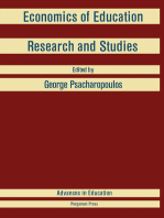 Economics of Education: Research and Studies