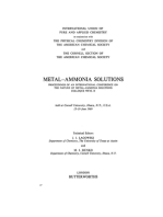 Metal—Ammonia Solutions: Proceedings of an International Conference on the Nature of Metal-Ammonia Solutions: Colloque Weyl II