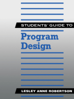 Students' Guide to Program Design